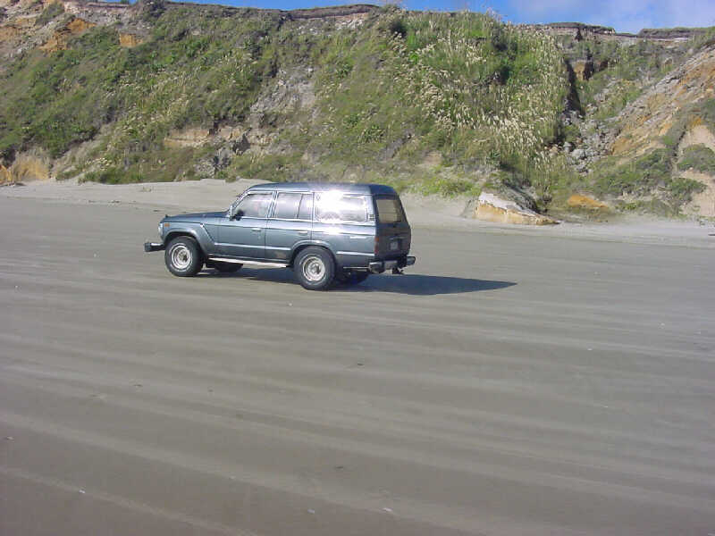 Running alongside the Clarks' Cruiser