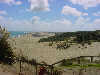 Looking to the west from the base of the lighthouse