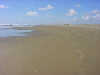 Now back on the beach and heading west